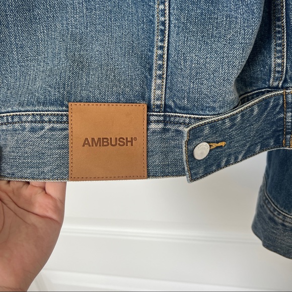 AMBUSH® UNTITLED LOGO DENIM JACKET SIZE 1 - Picture 12 of 16